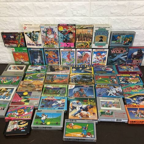 ファミコン カセット まとめ売り ゲーム ソフト 箱付き　6000円